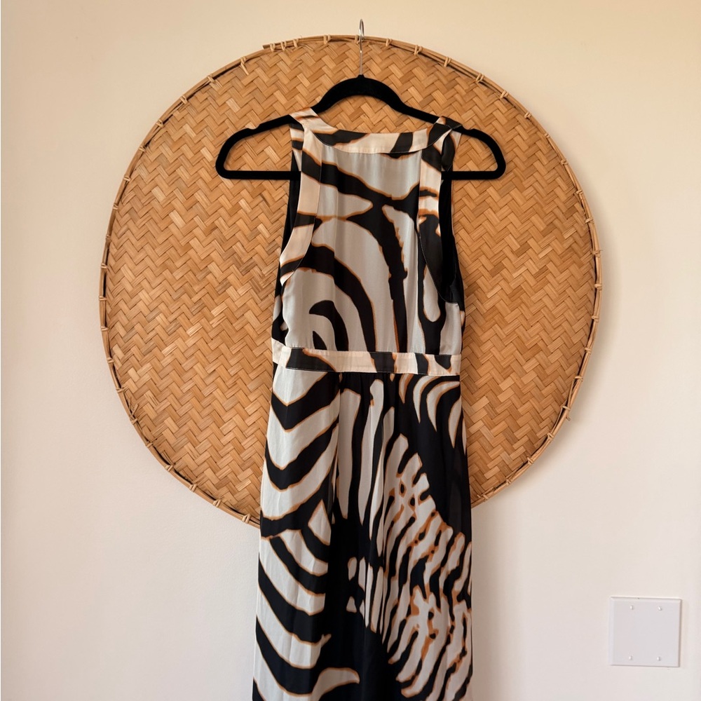 ROBERTO CAVALLI TARGET AUSTRALIA BROWN ANIMAL PRINT MAXI DRESS RESORT-WEAR NWT - Picture 10 of 15